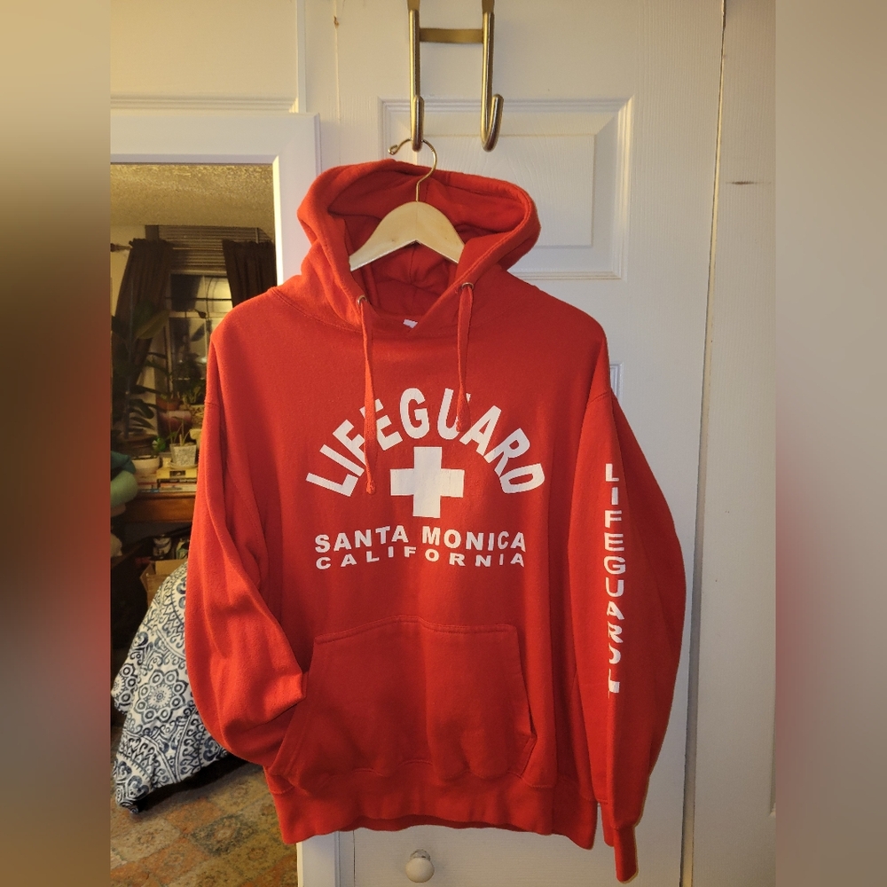Jerzees Red Lifeguard Hoodie